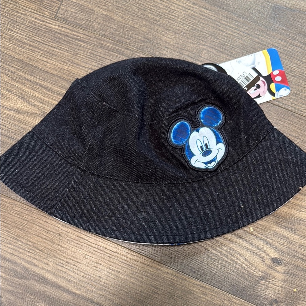 Disney Black and Blue Mickey Mouse Kids Hat
